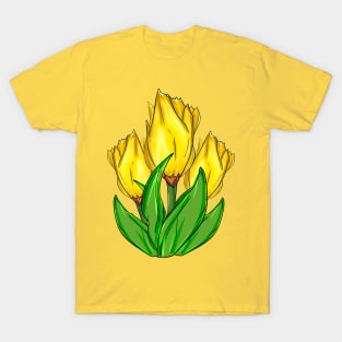 Tulips Flower T-Shirt